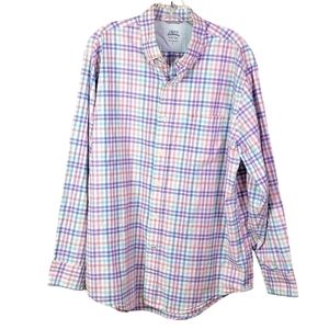 Izod Saltwater Vintage Discontinued Line Spring Colored Casual Button Down L